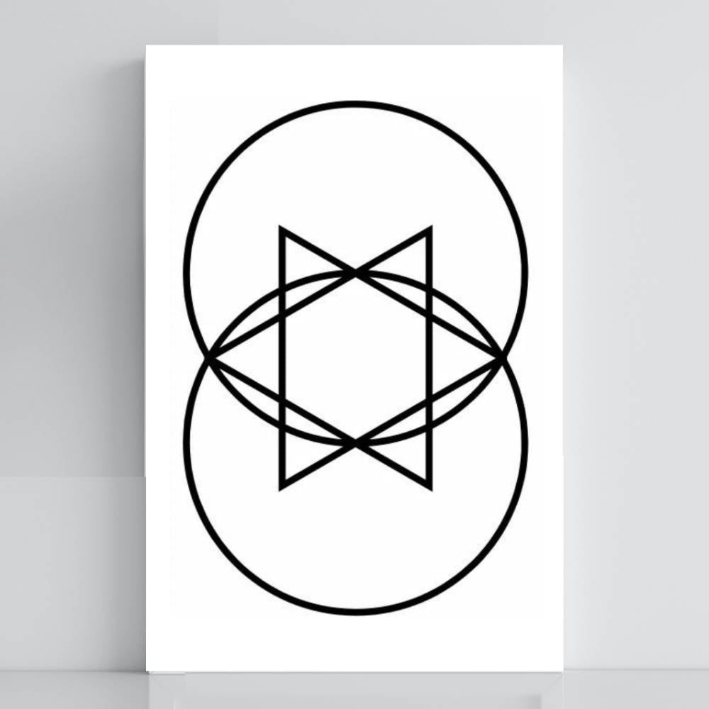 028. Vésica Piscis | Tabla radiestésica de PVC