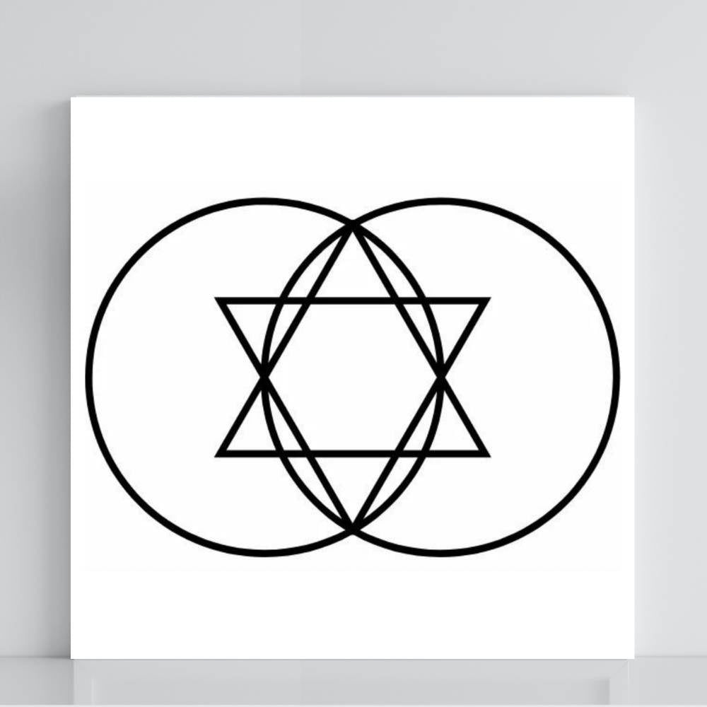 028. Vésica Piscis | Tabla radiestésica de PVC