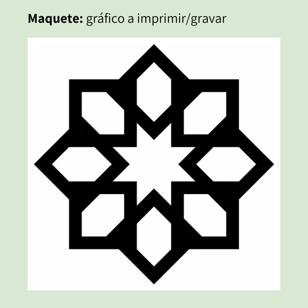 070. Quadrata | Gráfico Radiestésico em MDF Cru