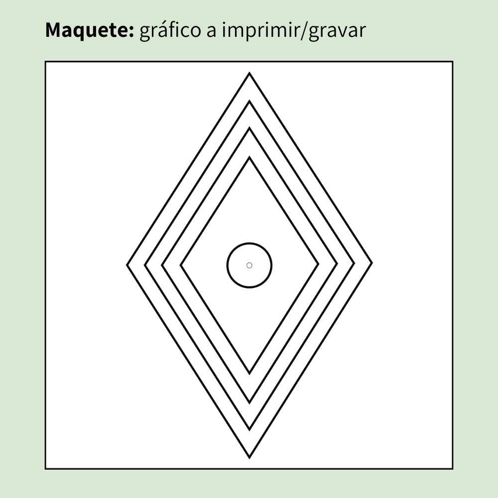 012. Diamante | Cuadro radiestésico en MDF crudo