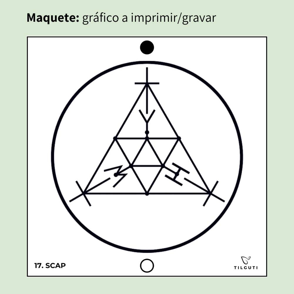 017. SCAP | Gráfico Radiestésico em MDF Lacado