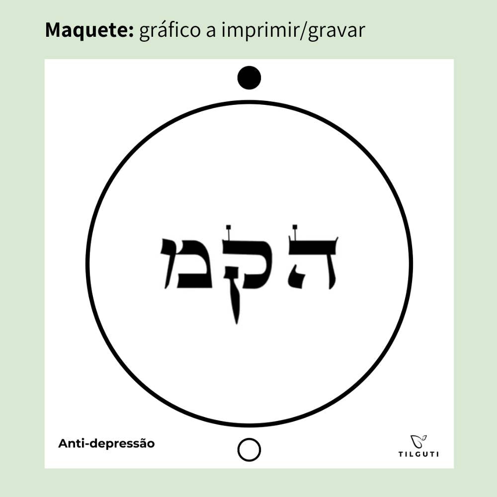 124. AntiDepressão | Gráfico Radiestésico em MDF Lacado