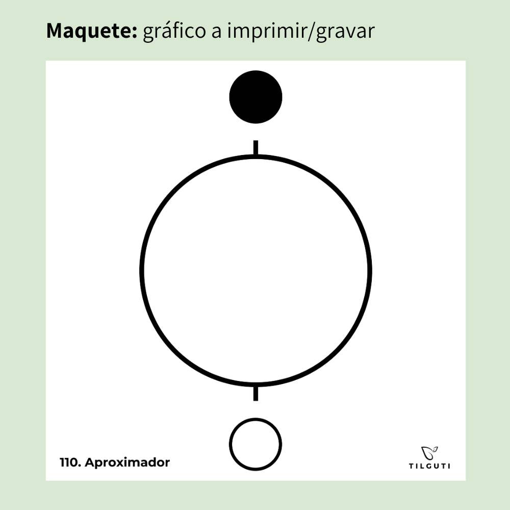 110. Aproximador | Cuadro Radiestésico en MDF Lacado