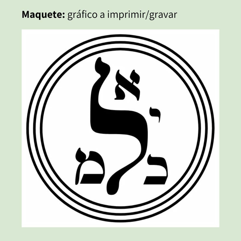 088. Arcanjo Miguel | Gráfico Radiestésico em MDF Cru