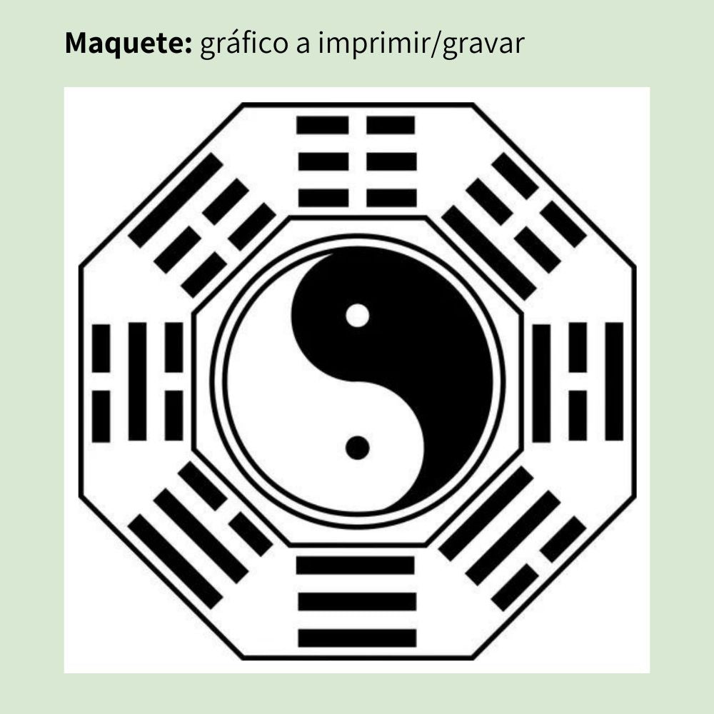 064. Bagua | Cuadro radiestésico en MDF crudo