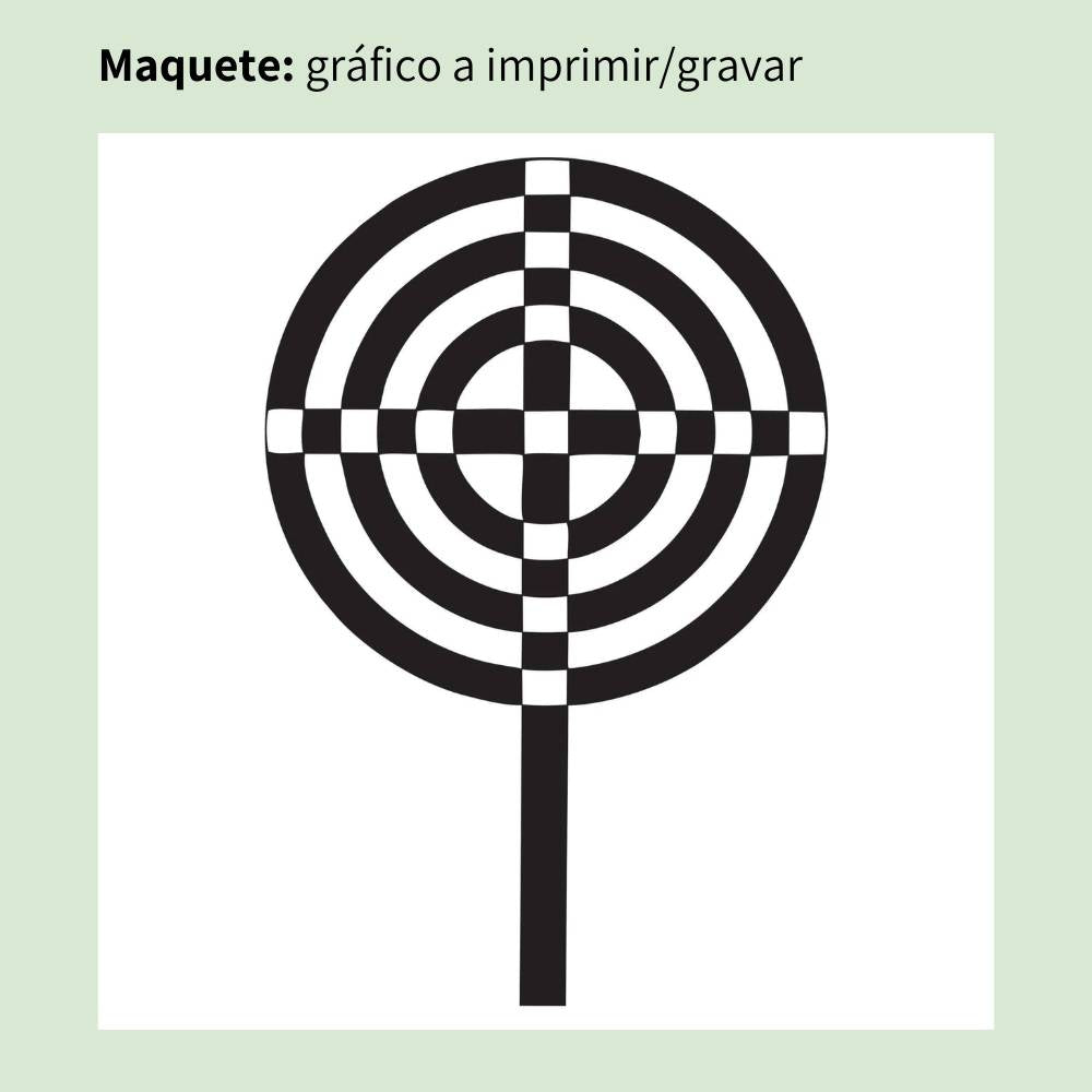 034. Cruz Atlante | Gráfico Radiestésico em MDF Cru
