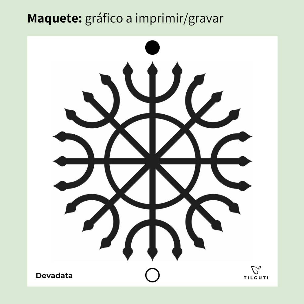 113. Devadata | Cuadro Radiestésico en MDF Lacado