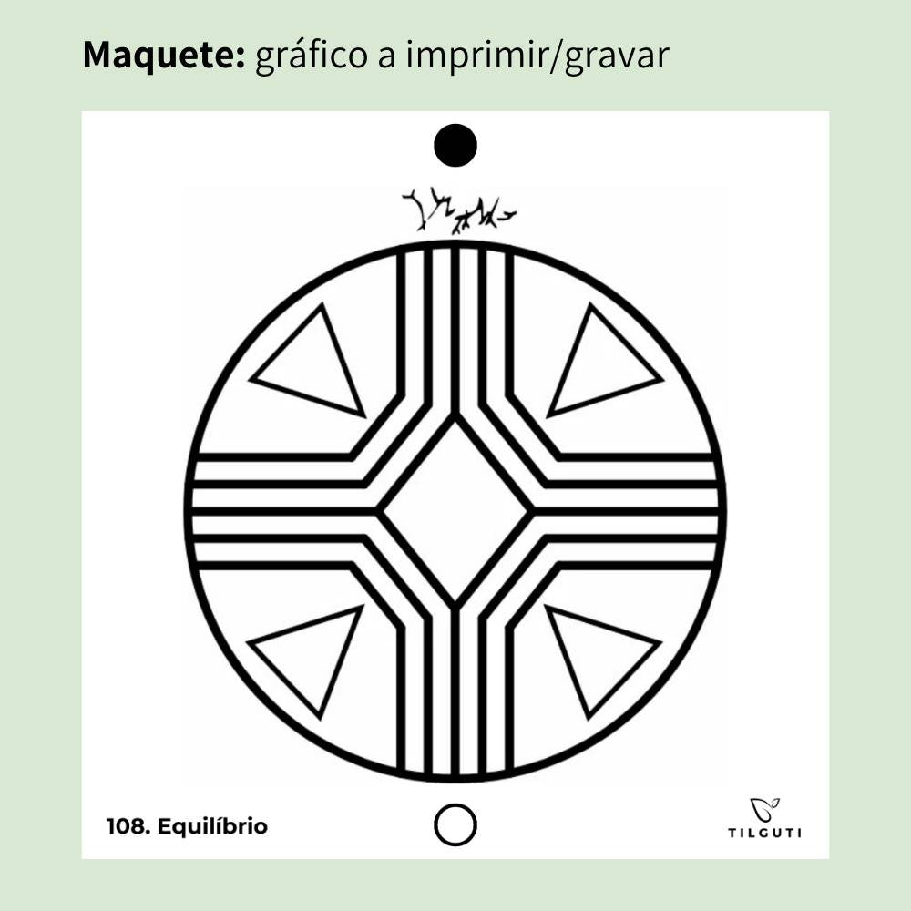108. Equilibrio | Cuadro Radiestésico en MDF Lacado