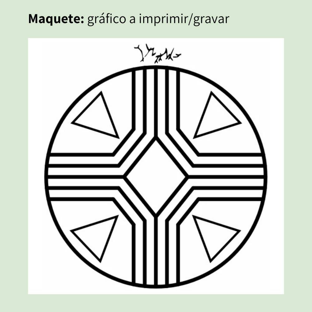 108. Equilibrio | Cuadro radiestésico en MDF crudo