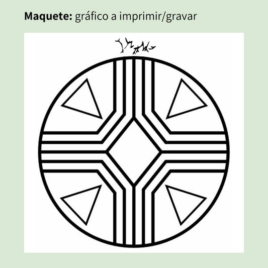 108. Equilibrio | Cuadro radiestésico en MDF crudo