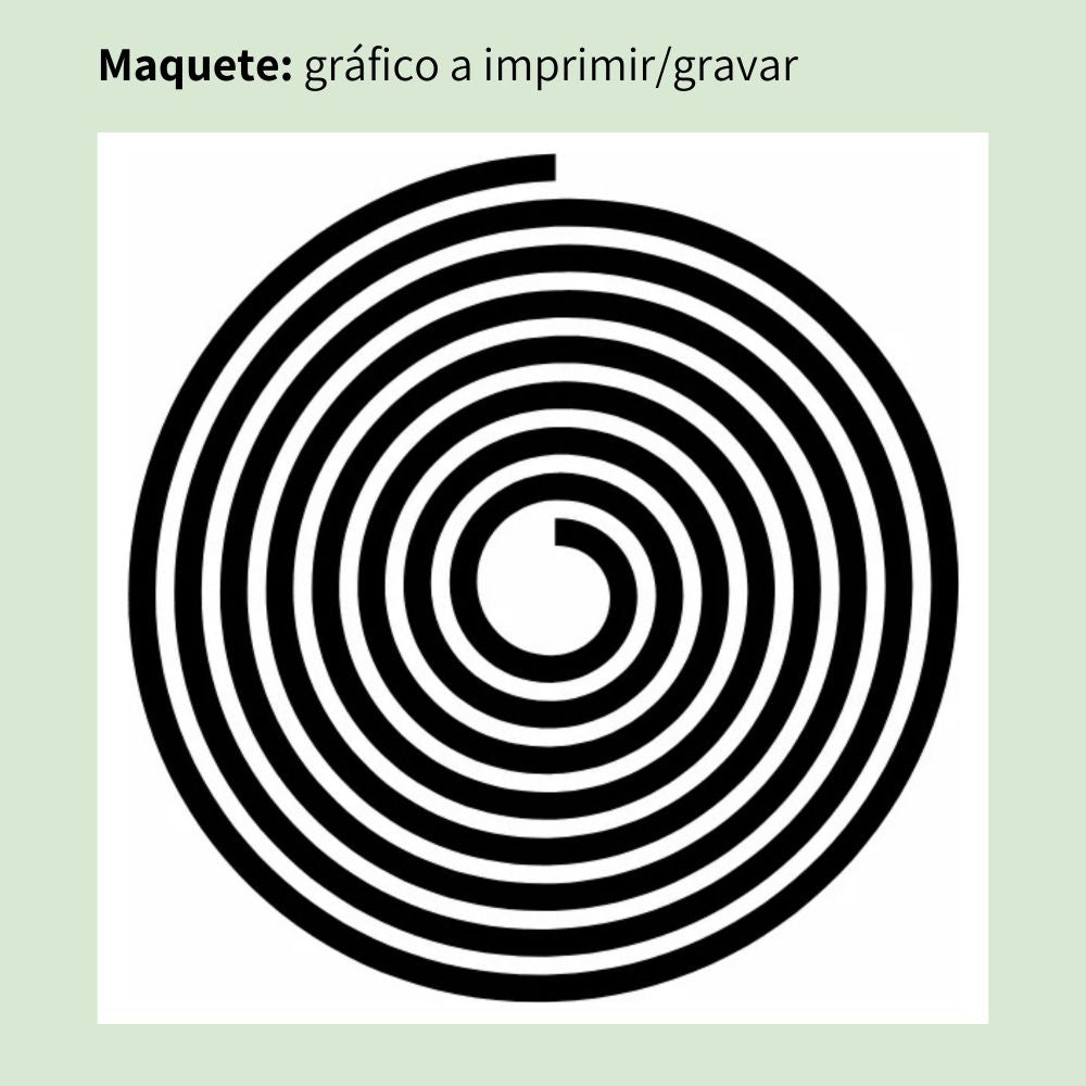 082. Espiral | Gráfico Radiestésico em MDF Cru