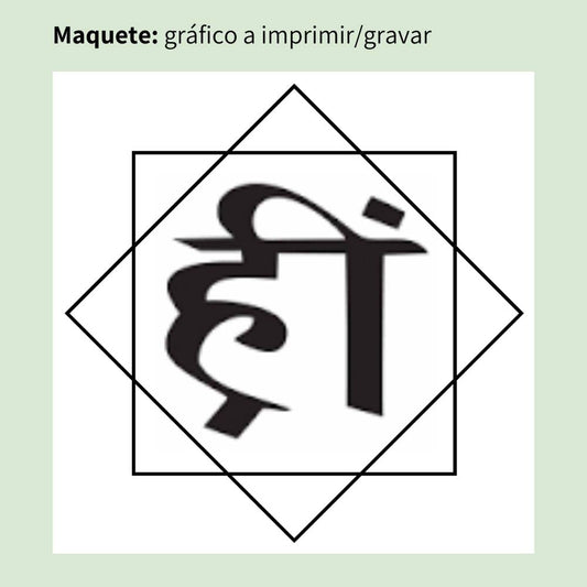 050. HRIM | Gráfico Radiestésico em MDF Cru