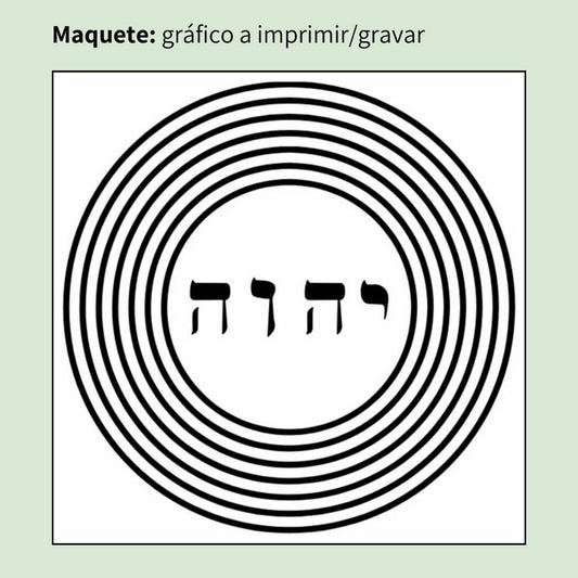 080. Iave AntiMagia | Gráfico Radiestésico em MDF Cru