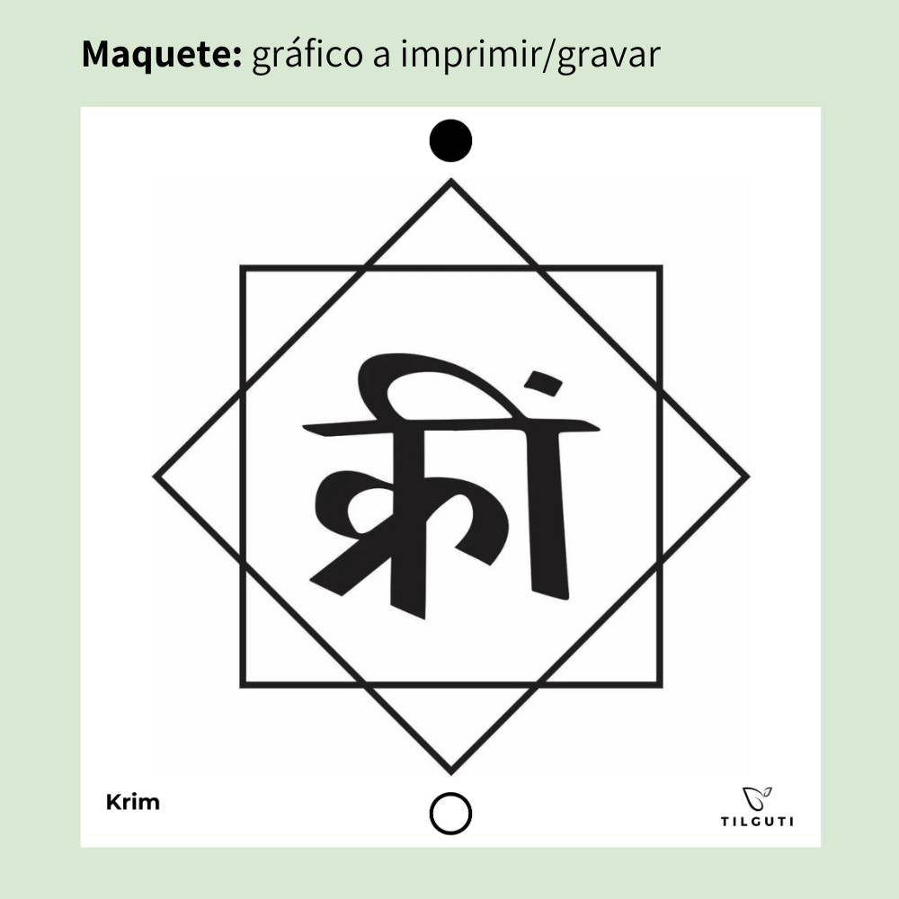 144. Krim | Gráfico Radiestésico em MDF Lacado