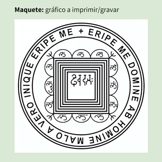121. Pentáculo del Choque de Retorno | Cuadro radiestésico en MDF crudo