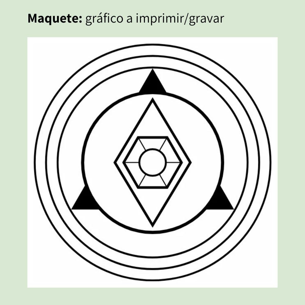 073. Psico | Gráfico Radiestésico em MDF Cru