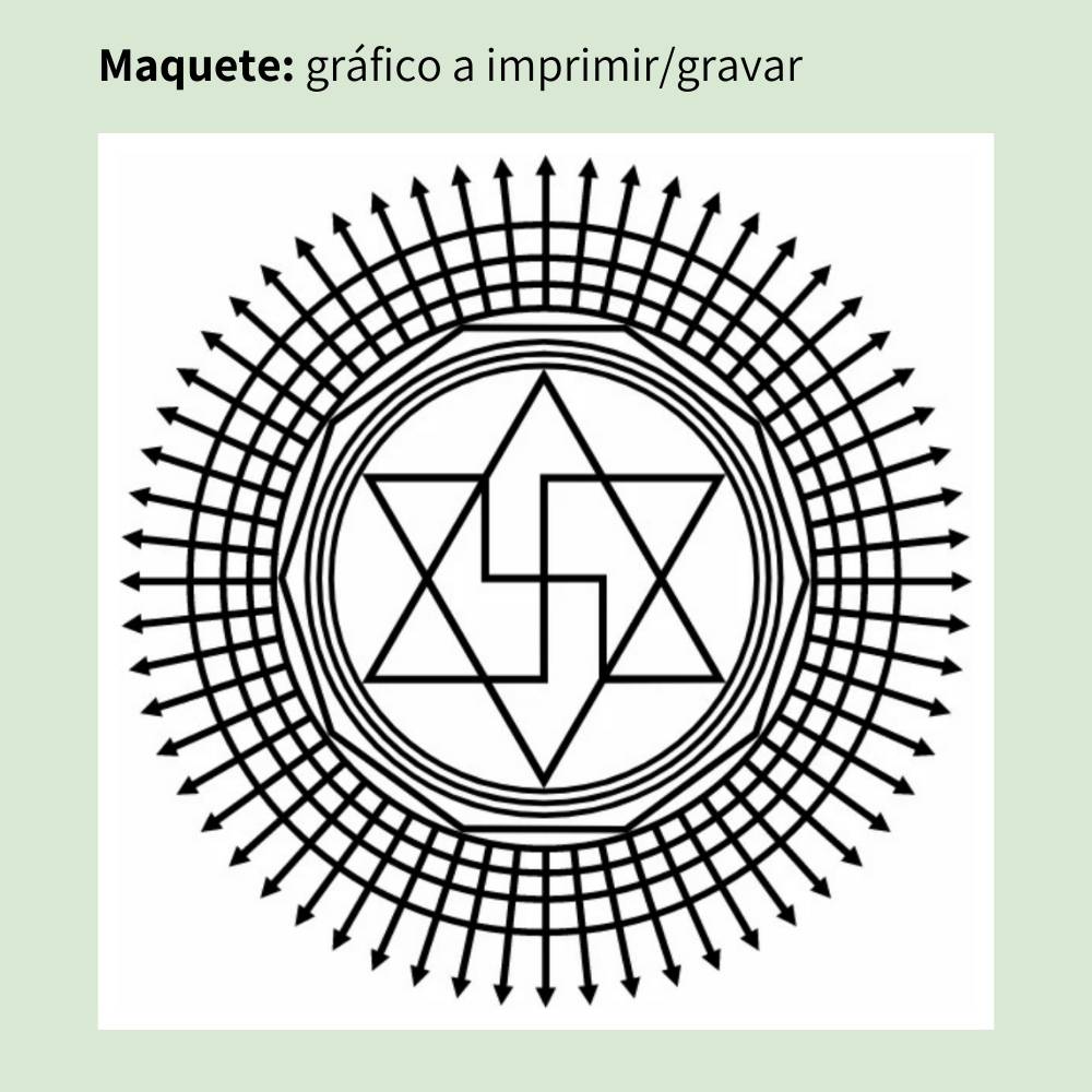 105. Karma ardiente | Cuadro radiestésico en MDF crudo