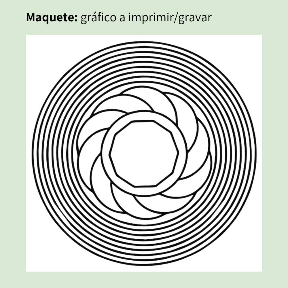 020. Trígono | Gráfico Radiestésico em MDF Cru