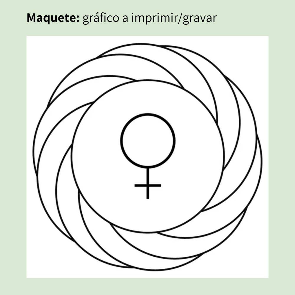 048. Venus Torbellino | Cuadro radiestésico en MDF crudo