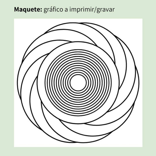 102. Vórtice | Cuadro radiestésico en MDF crudo