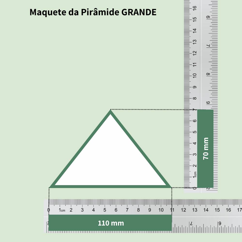 Pirámide 3D - Violeta