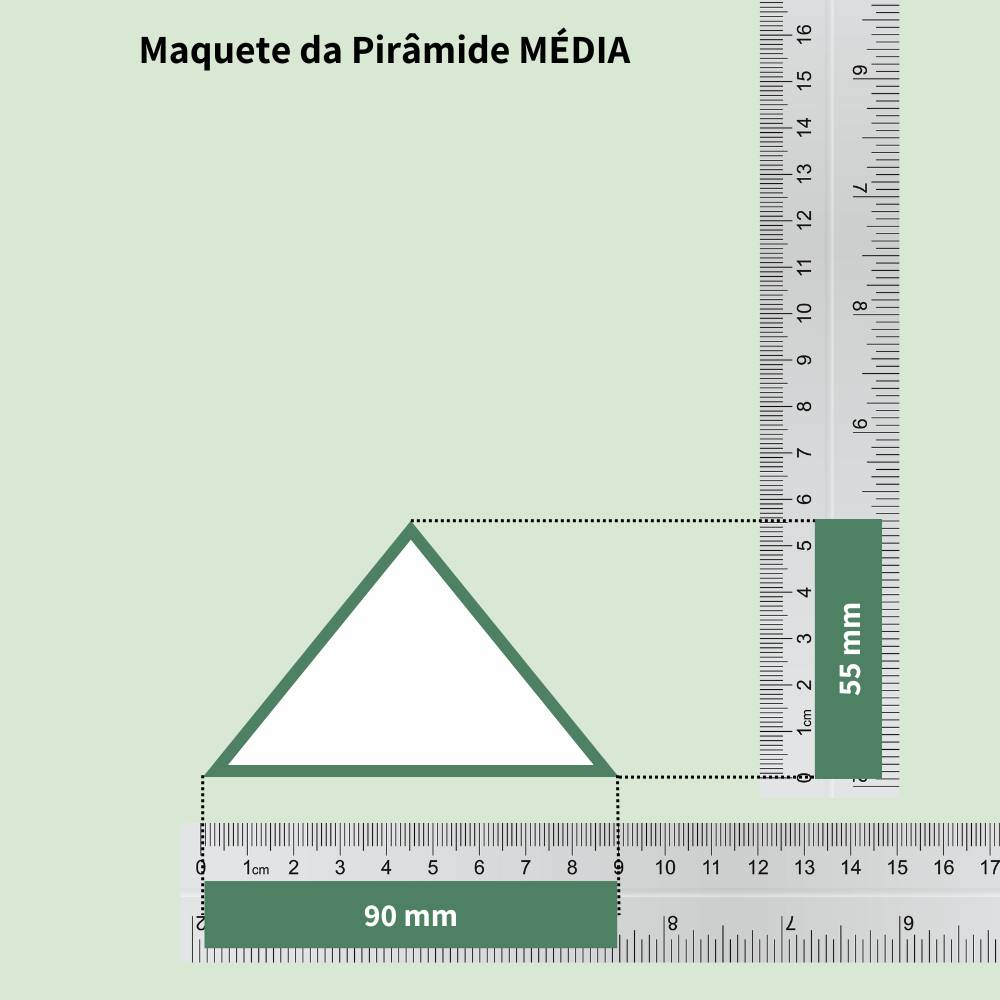Pirámide 3D - Violeta