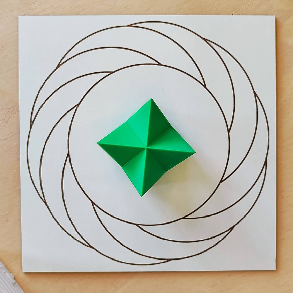 Merkaba 3D - Verde