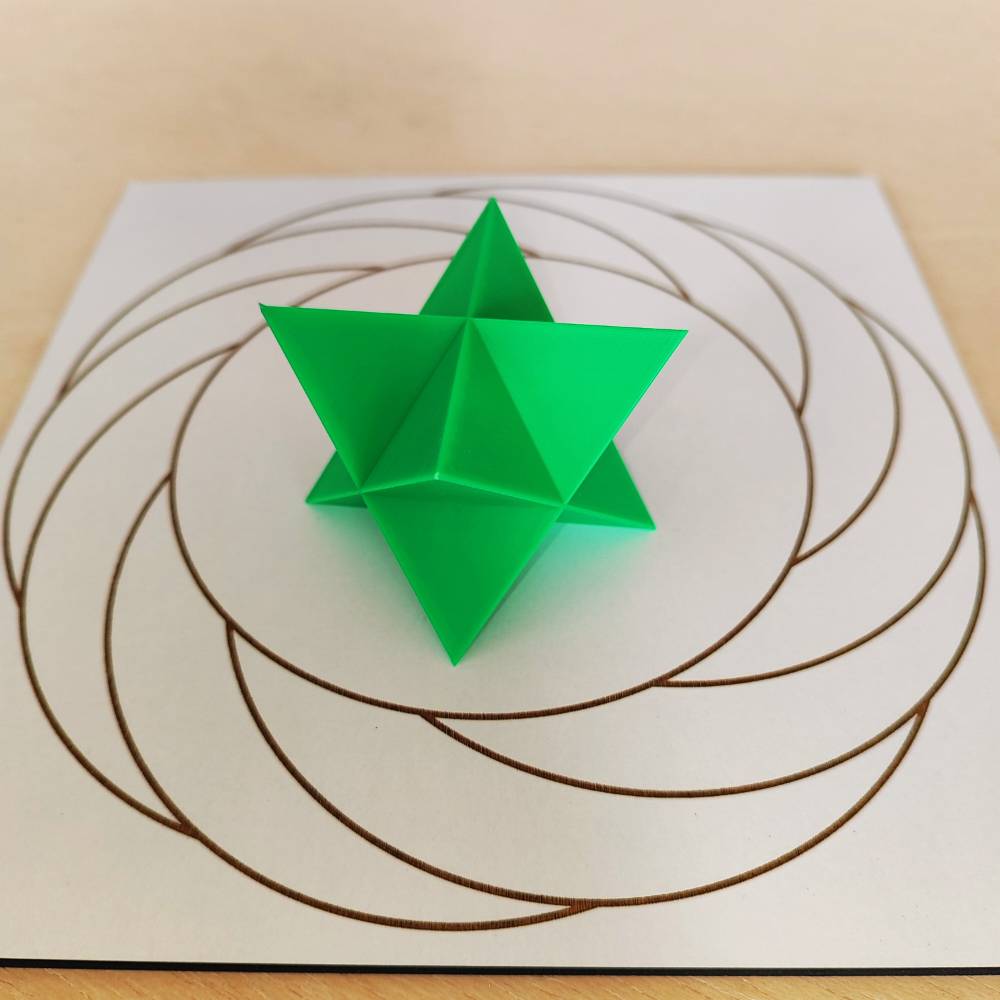 Merkaba 3D - Verde