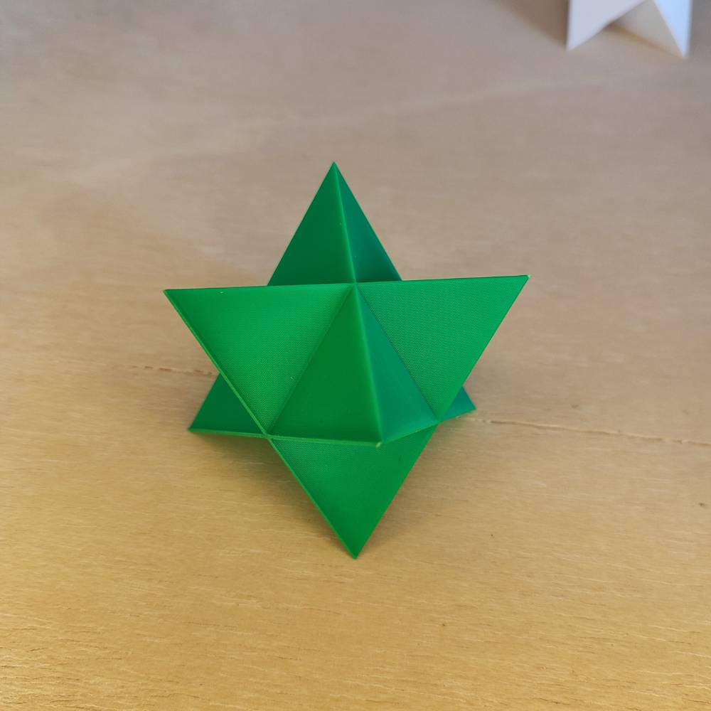 Merkaba 3D - Verde