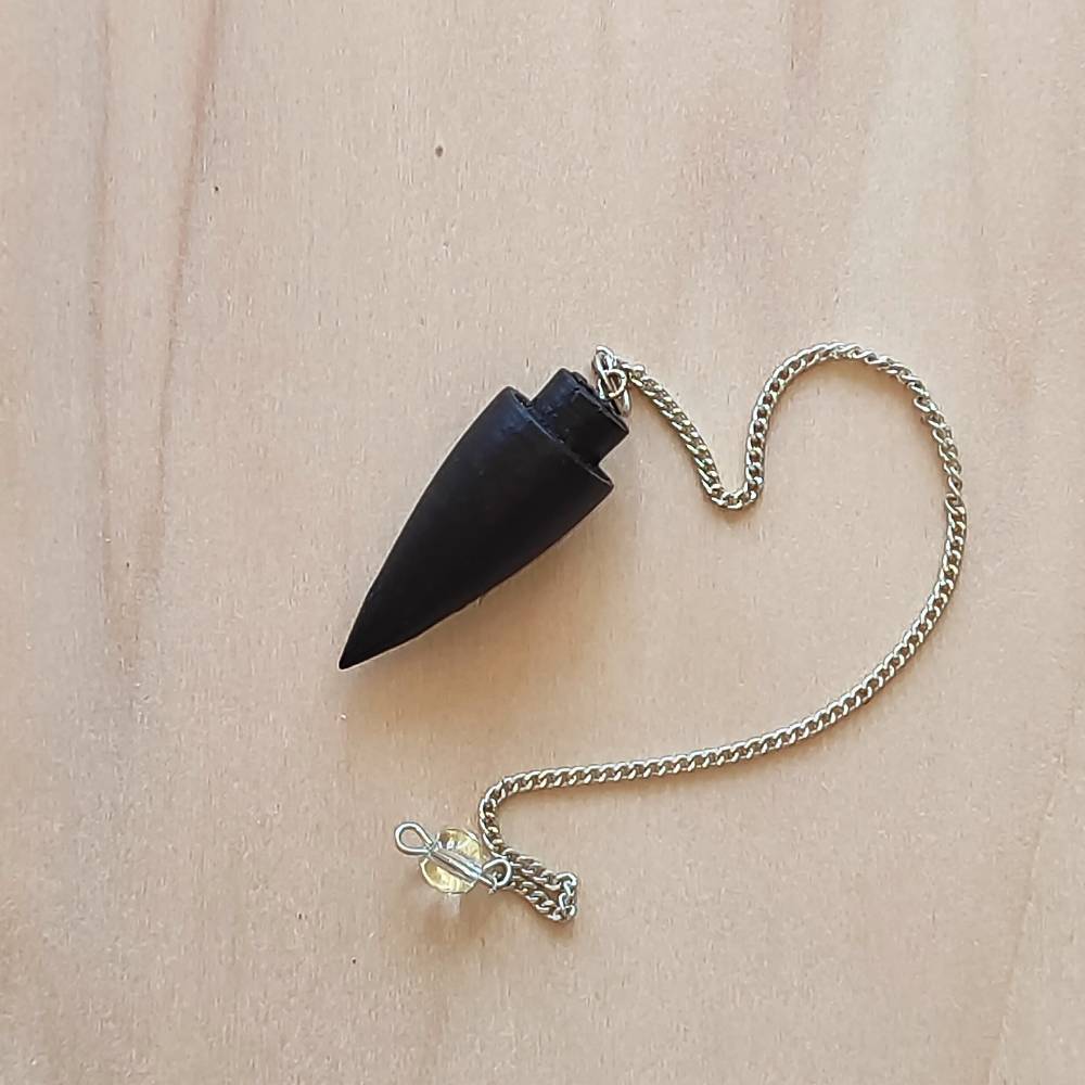 Péndulo de madera para radiestesia