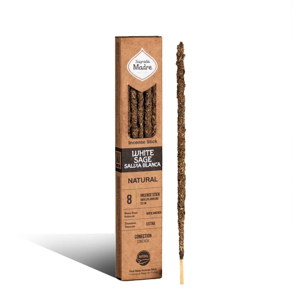 Incenso Natural de Sálvia Branca (Conexão) – Sagrada Madre