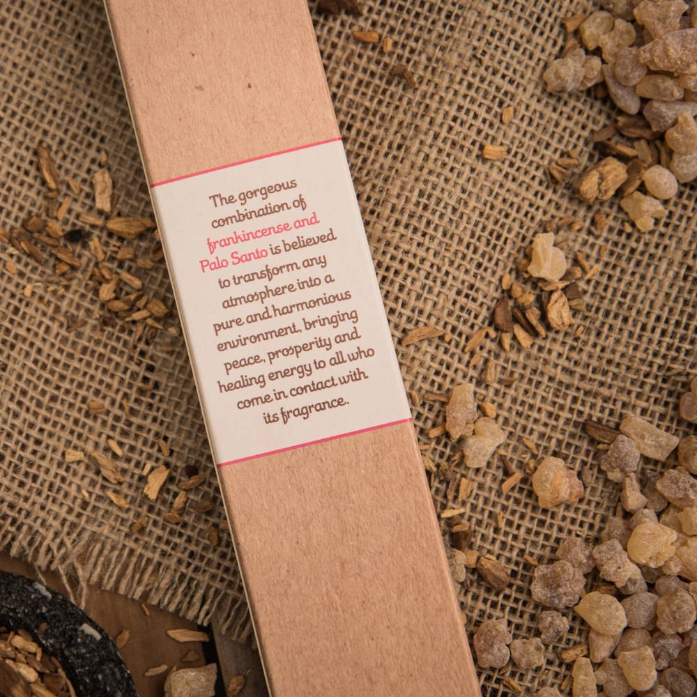 Incenso Natural de Pau Santo e Olíbano – Sagrada Madre