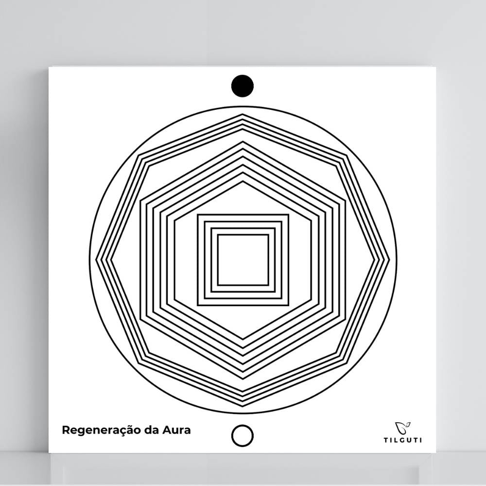 174. Regeneração da Aura | Gráfico Radiestésico em PVC