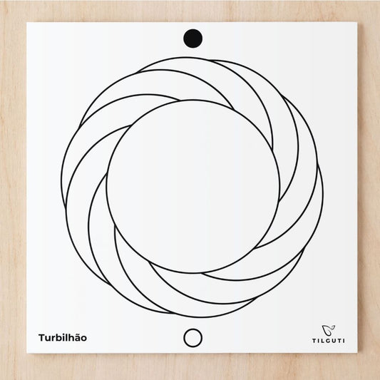 002. Turbilhão | Gráfico Radiestésico em PVC