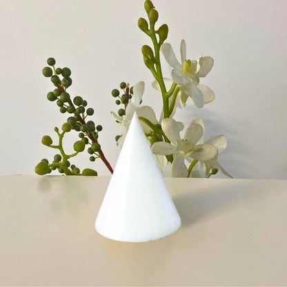 Cone Alto 3D em PLA – Branco