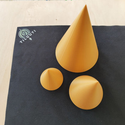 Cono 3D - Dorado