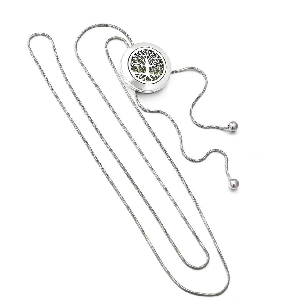 Difusor personal - Collar árbol de la vida (acero inoxidable)