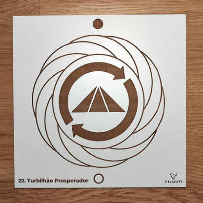 022. Torbellino Próspero | Cuadro Radiestésico en MDF Lacado