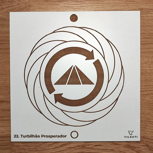 022. Torbellino Próspero | Cuadro Radiestésico en MDF Lacado