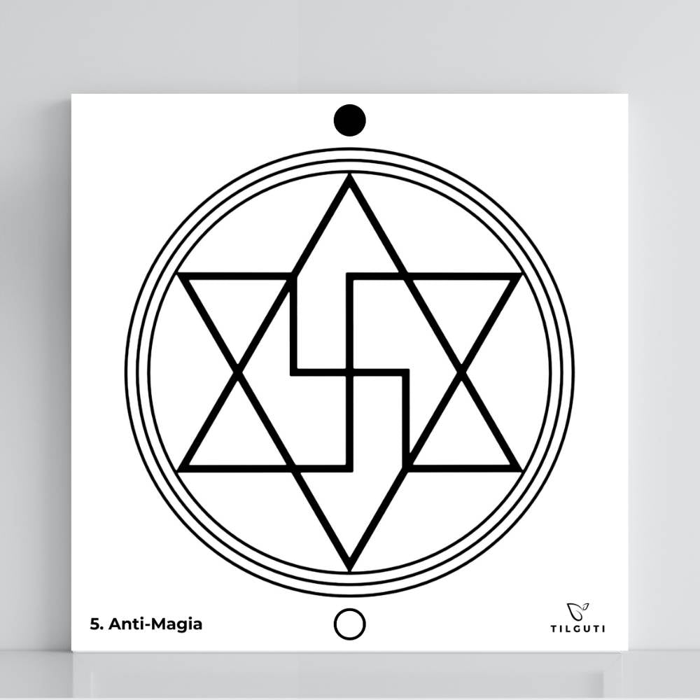 005. Anti Magia | Gráfico Radiestésico em PVC