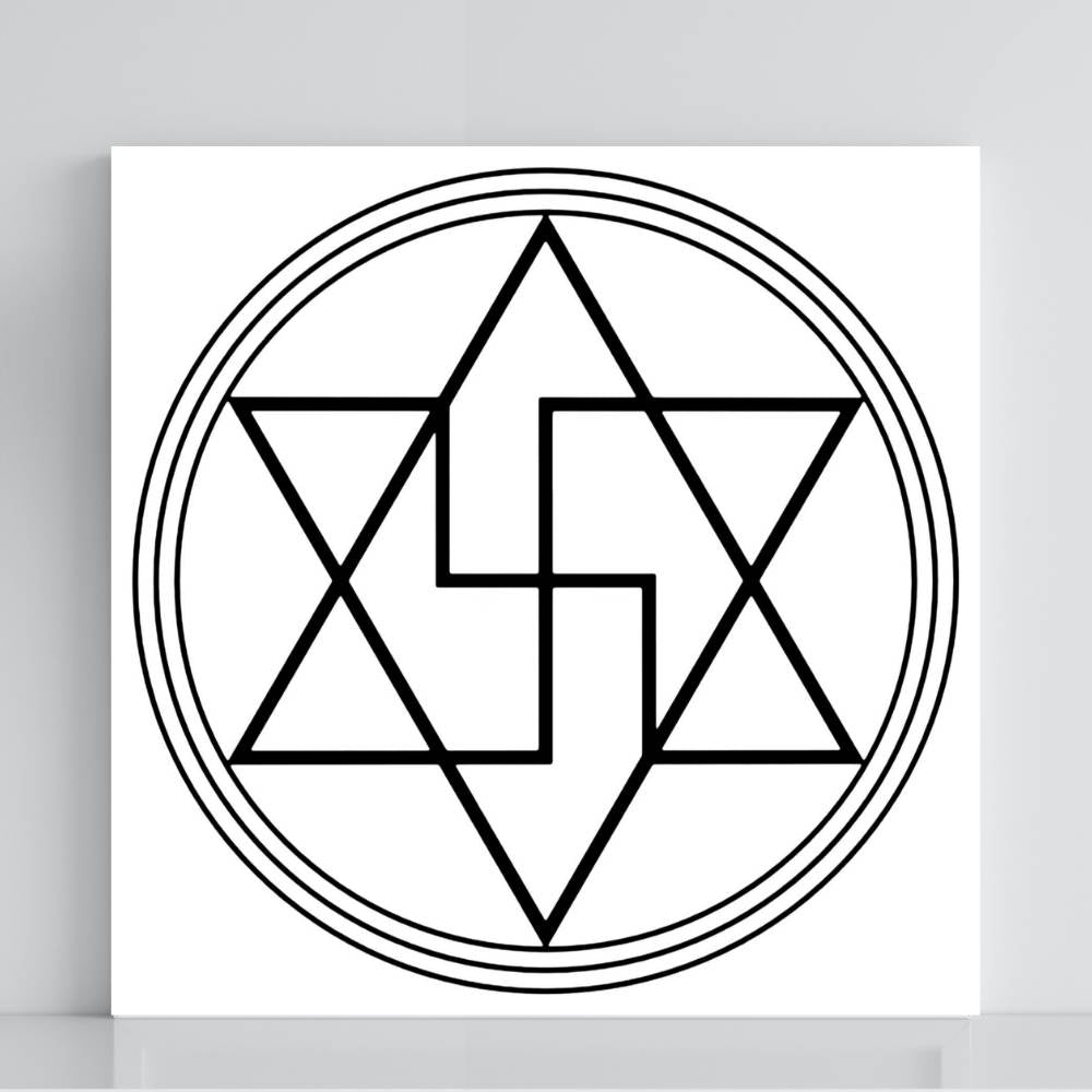 005. Anti Magia | Gráfico Radiestésico em PVC