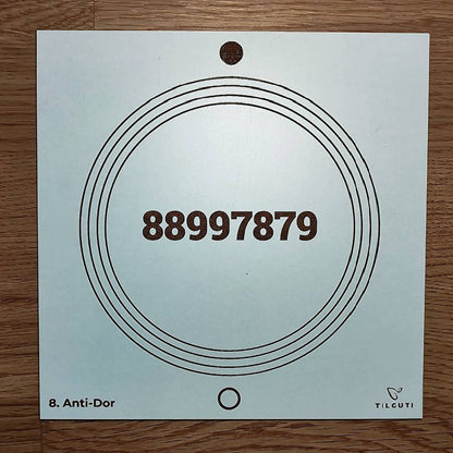 008. Anti Dor | Gráfico Radiestésico em MDF Lacado