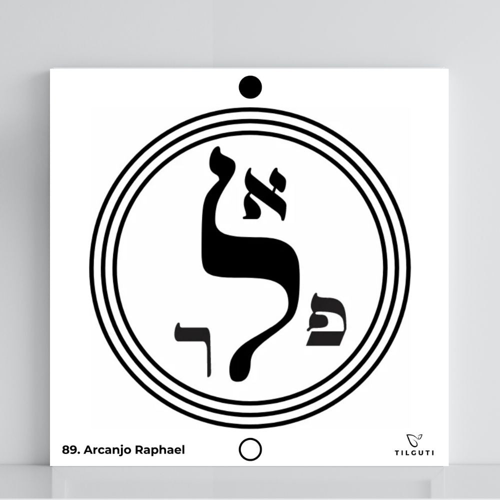 089. Arcángel Rafael | Tabla radiestésica de PVC