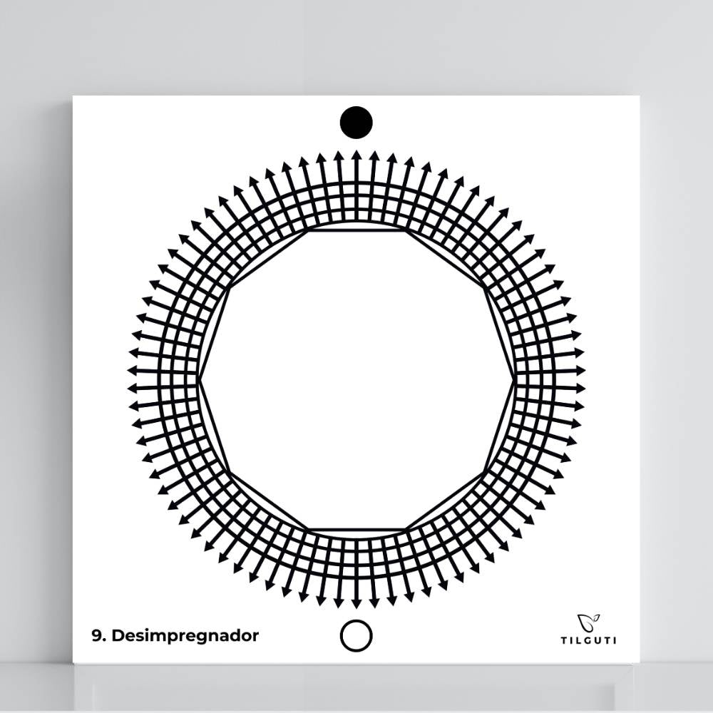 009. Desimpregnador | Gráfico Radiestésico em PVC