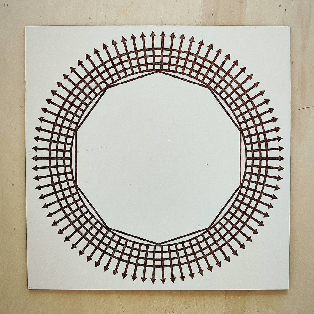 009. Desimpregnador | Gráfico Radiestésico em MDF Lacado