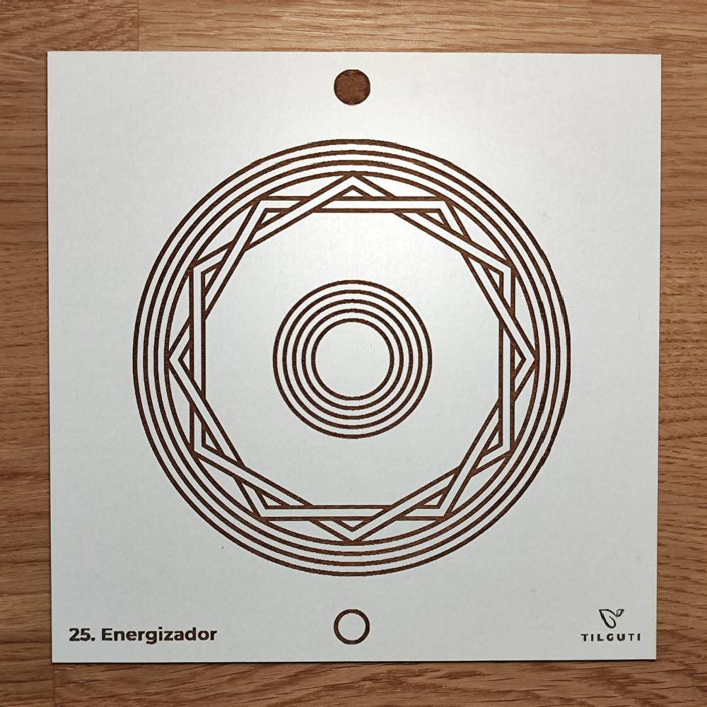 025. Energizante | Cuadro Radiestésico en MDF Lacado