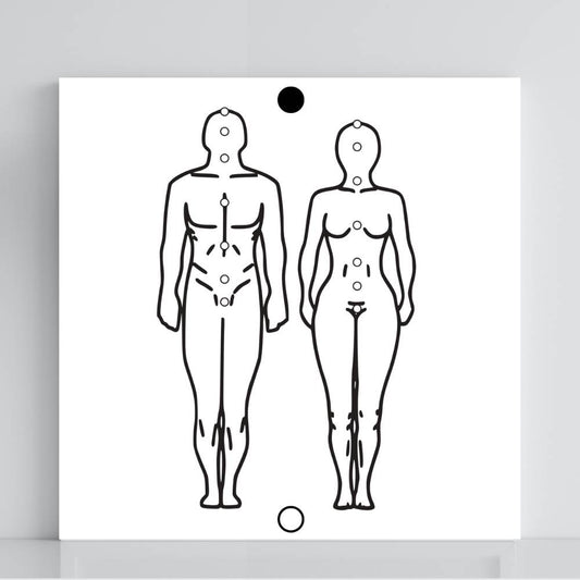 010. Figura Humana | Gráfico Radiestésico em PVC