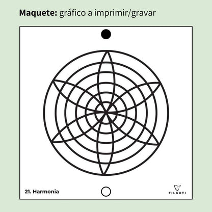 021. Armonía | Cuadro Radiestésico en MDF Lacado