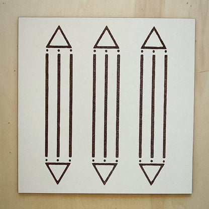 018. Luxor 1 | Gráfico Radiestésico em MDF Lacado