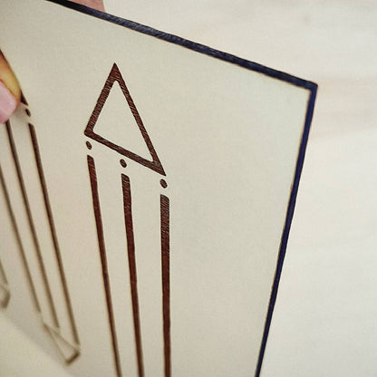 018. Luxor 1 | Gráfico Radiestésico em MDF Lacado